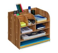 Relaxdays Organizer da scrivania portadocumenti