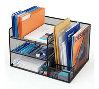 Relaxdays Organizer da scrivania metallo 5 ripiani