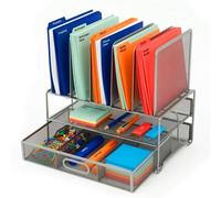 Relaxdays Organizer scrivania cassetto ripiani
