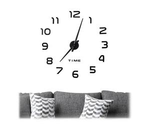 Relaxdays Orologio da parete DIY con numeri-3D