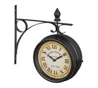 Orologio bifacciale in stile stazione ferroviaria 1 kg Orologio bifronte chic