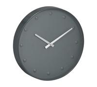 Relaxdays Orologio da Parete, Analogico, Design Moderno, Ø 30 cm, Lancetta Ora e Minuti, da Cucina o Soggiorno, Grigio