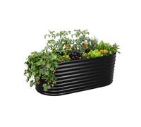 Relaxdays Orto metallico semicircolare