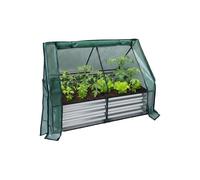 Letto rialzato in metallo per orto, semina, piante ed erbe aromatiche, serra