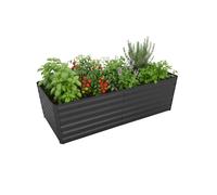 Relaxdays Orto rialzato metallo 57x180x90 cm