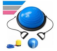 Relaxdays Palla equilibrio con bande & pompa