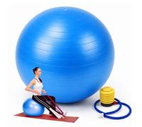 Relaxdays Palla fitness con pompa