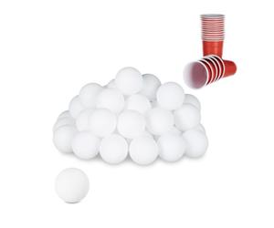 Relaxdays Palline e bicchieri da beer pong