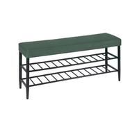 Relaxdays Panca con 2 ripiani per scarpe