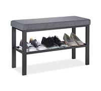Panca con scarpiera Mobiletto per scarpe Panchetta imbottita 200 kg 6,2 kg
