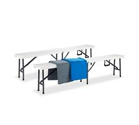Panca da birreria set da 2 Panchina portatile Antiscivolo Panca pieghevole