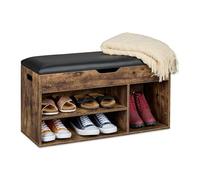 Panca Porta Scarpe Ingresso Design Industriale Spazio Portascarpe 46x80x30 cm