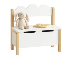 Relaxdays Panchina per bambini con contenitore
