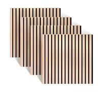 Relaxdays Set 4 pannelli acustici 60x60 cm