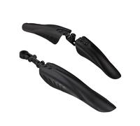 Relaxdays Bici, Set da 2 Parafanghi Anteriori & Posteriori, Universale, per Ruote da 24-28’’, Nero Unisex Adulto, 2 pz
