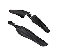 Relaxdays Parafango per Bici, Set da 2 Parafanghi Anteriori & Posteriori, Universale, per Ruote da 24-28’’, Nero