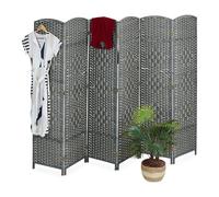 Relaxdays Paravento a 6 pannelli HxL: 170x240