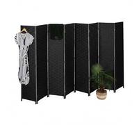 Relaxdays Paravento a 8 Pannelli, HxL: 170 x 320 cm ca., Divisore Pieghevole, Separé per Ambienti Interni, Vari Colori