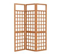 Relaxdays Paravento grigliato legno