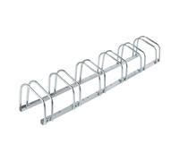 Portabici da terra Supporto per biciclette 6 posti Acciaio Rastrelliera per bici