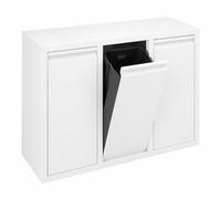 Relaxdays Pattumiera 3 scomparti 3x10 l