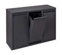 Relaxdays Pattumiera 3 scomparti 3x10 l