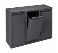 Relaxdays Pattumiera 3 scomparti 3x10 l