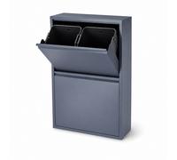 Relaxdays Pattumiera 4 scomparti 4x18 l