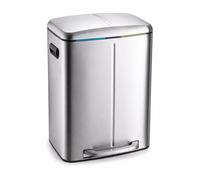 Relaxdays Pattumiera a 2 scomparti 2x20 l