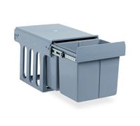 Piattaforma ad incasso per la cucina Pattumiera estraibile 15 L Grigio 4,4 kg