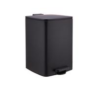 Relaxdays Pattumiera da Cucina 20 L, Chiusura Soft, Secchio Interno Removibile, Finitura Opaca, Pedale, Quadrata, Nera 4