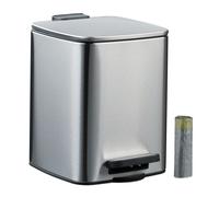 Relaxdays Pattumiera da bagno piccola da 6 L