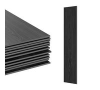 Relaxdays Pavimento in PVC Autoadesivo Effetto Legno, Piastrelle 91x15 cm, Antiscivolo e Lavabile per Bagno e Cucina