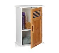 (TG. 51,5 x 35 x 20 cm) relaxdays Pensile Bagno, da Appendere, Legno MDF & Bamb