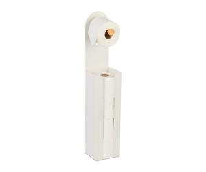 Relaxdays Piantana bagno con spazio per rotoli
