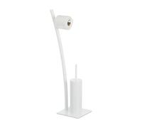 Relaxdays Piantana bianca da WC