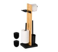 Relaxdays Piantana da bagno con accessori WC