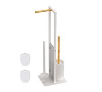Relaxdays Piantana da bagno con accessori WC