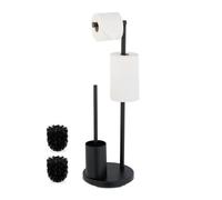 Relaxdays Piantana da WC con porta cartaigienica