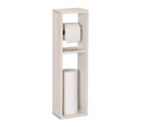 Piantana Porta Cartaigienica 4 Rotoli Carta Igienica Bagno HLP 70x20x13 cm Legno