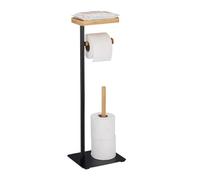 Piantana Porta Rotoli Carta Igienica Bagno HLP: 65x22x18 cm Ferro Cartaigienica
