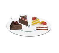Piatto rotante per torte Tortiera trasparente Antiscivolo 0,9 kg Elegante