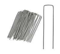 Relaxdays Picchetti per il terreno Set 25 pz – Acciaio antiruggine 15 cm, punte smussate