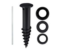 Picchetto per ombrellone 470 g Plastica Picchetto portaombrellone 3 adattatori