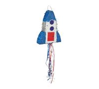 Relaxdays Pignatta Razzo, Piñata Vuota da Appendere e Riempire, Gioco da Festa di Compleanno, Bambini e Adulti, Colorato, Carta, 40 x 30 x 9 cm