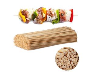 Relaxdays Piques Legno, Set di 2500 spiedini per Barbecue, bambù Fai da Te, Lunghezza 30 cm, Larghezza 4 mm, Pratica, Natura