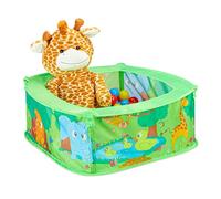 Piscina con palline Vaschetta gioco Piscinetta colorata Pieghevole 50 palline