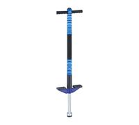 Relaxdays Salterello per Bambini, Pogo Stick, Bastone Salta, regge 35 kg, Impugnatura Imbottita, Acciaio Inox, Blu, 95x24x6 cm