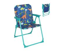Relaxdays Poltroncina Pieghevole da Campeggio per Bambini, Sedia da Pesca per Esterni, Portatile, da Spiaggia, Colorata