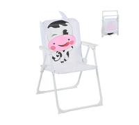 Relaxdays Poltroncina Pieghevole da Campeggio per Bambini, Sedia da Pesca per Esterni, Portatile, da Spiaggia, Colorata